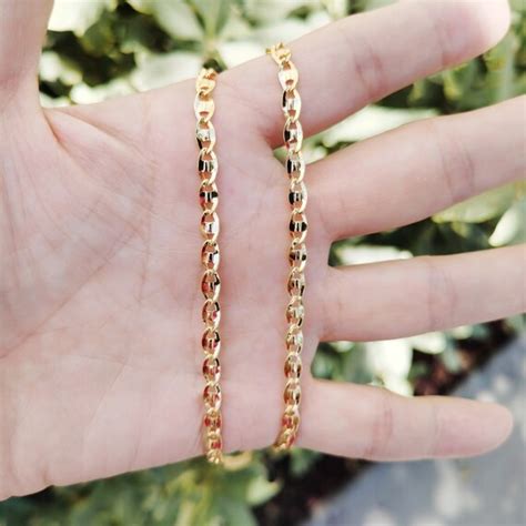 gucci link chain 24k